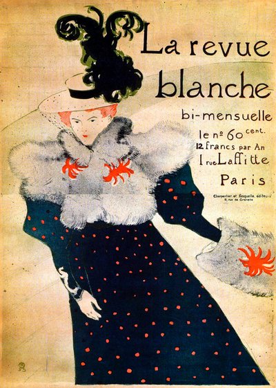 La Revue Blanche, XIXe siècle - Henri de Toulouse Lautrec