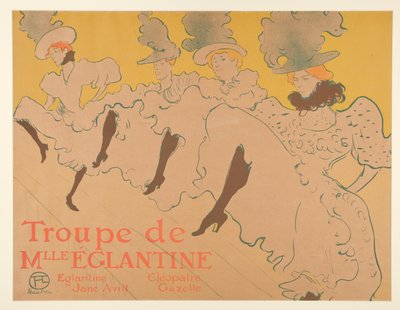 La Troupe de Mademoiselle Eglantine - Henri de Toulouse Lautrec