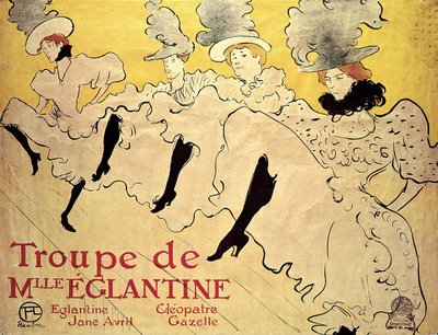 La Troupe de Mademoiselle Eglantine - Henri de Toulouse Lautrec