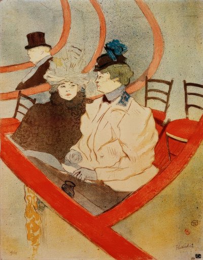 La grande loge - Henri de Toulouse Lautrec