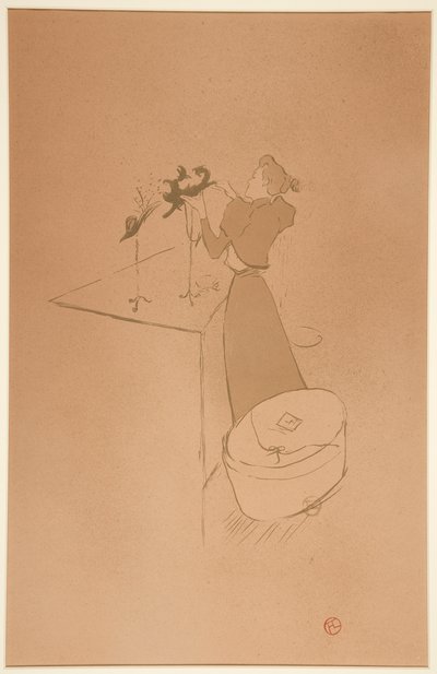 La modiste, Renée Vert - Henri de Toulouse Lautrec