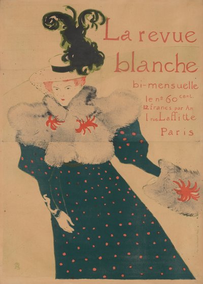 La revue blanche - Henri de Toulouse Lautrec