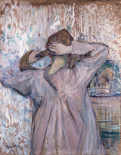 La toilette Celle qui se peigne, 1891 - Henri de Toulouse Lautrec
