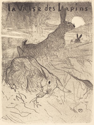 La Valse des Lapins - Henri de Toulouse Lautrec