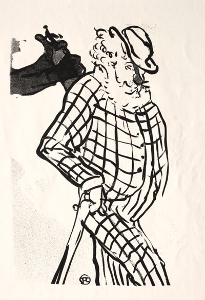 Le Café-concert : Chanteur américain - Henri de Toulouse Lautrec