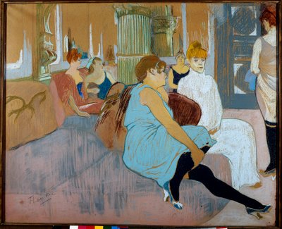 Le salon de la rue des Moulins (Paris) - Henri de Toulouse Lautrec