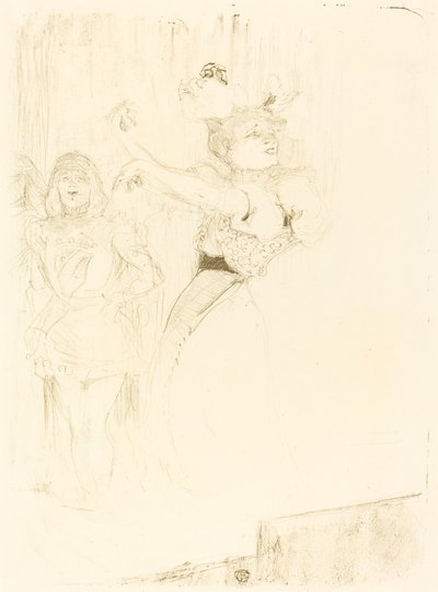 Lender dansant le boléro dans "Chilpéric" - Henri de Toulouse Lautrec