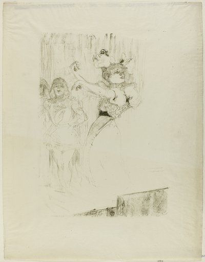 Lender dansant le boléro dans Chilpéric - Henri de Toulouse Lautrec