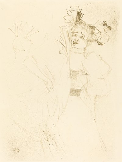 Lender de face dans "Chilpéric" - Henri de Toulouse Lautrec