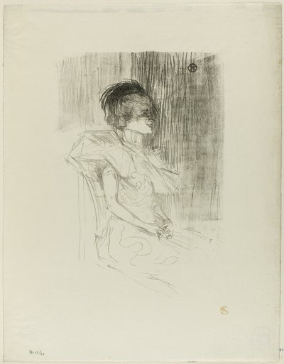 Prêteur assis - Henri de Toulouse Lautrec