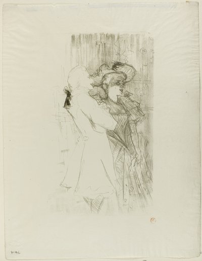 Lender et Auguez dans La Chanson de Fortunio - Henri de Toulouse Lautrec