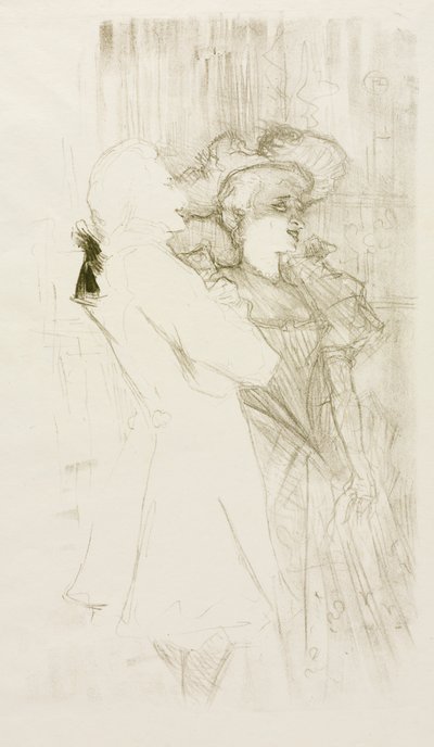 Lender et Auguez dans "Le Chant de la Fortune" - Henri de Toulouse Lautrec