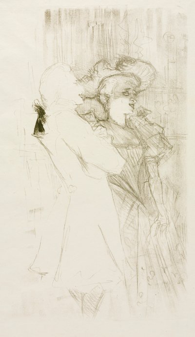 Lender et Auguez dans Le Chant de la Fortune - Henri de Toulouse Lautrec