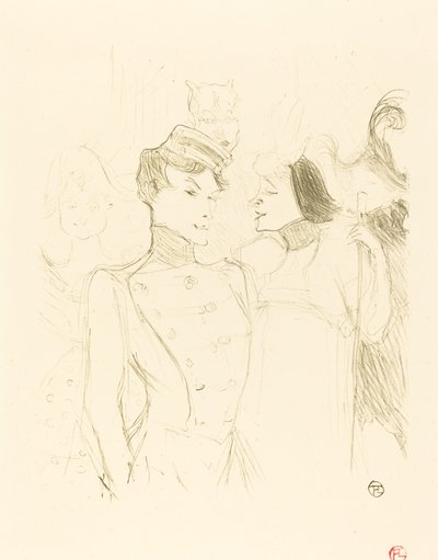 Lender et Lavallière - Henri de Toulouse Lautrec