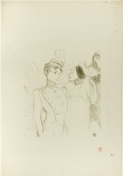 Lender et Lavallière dans une revue aux Variétés - Henri de Toulouse Lautrec