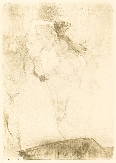 Lender de dos, dansant le boléro dans "Chilpéric" - Henri de Toulouse Lautrec