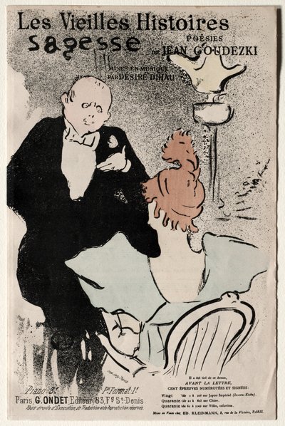 Les Vieilles histoires : Sagesse, 1893 - Henri de Toulouse Lautrec