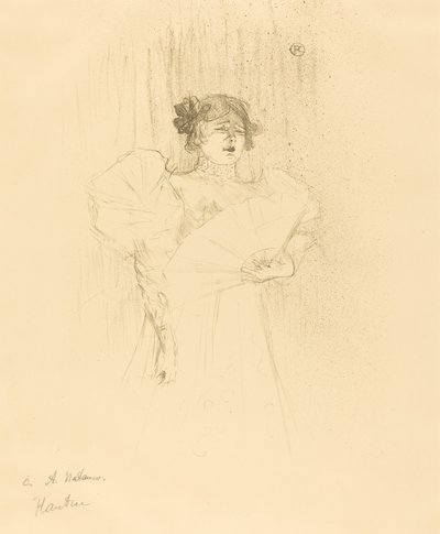 Luce Myrès, de face - Henri de Toulouse Lautrec