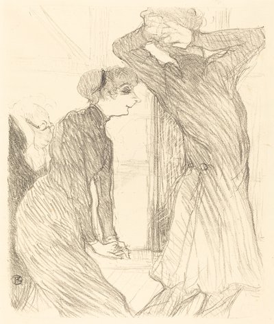 Lugne Poe et Baldy dans Au-dessus des forces humaines - Henri de Toulouse Lautrec
