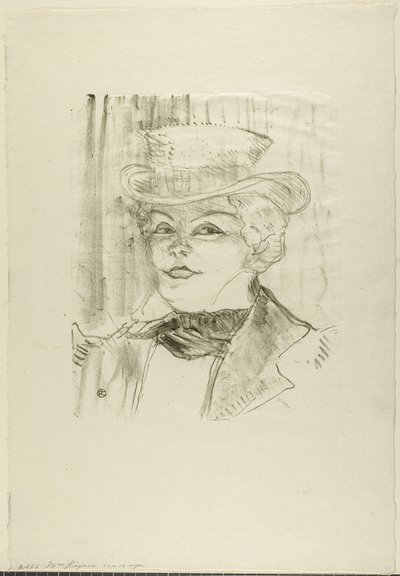 Madame Réjane - Henri de Toulouse Lautrec