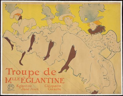 La troupe de Mademoiselle Eglantine - Henri de Toulouse Lautrec