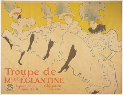 La Troupe de Mademoiselle Églantine, 1896 - Henri de Toulouse Lautrec