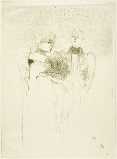 Mademoiselle Lender, dans Madame Satan - Henri de Toulouse Lautrec
