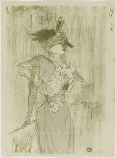 Mademoiselle Marcelle Lender, debout - Henri de Toulouse Lautrec