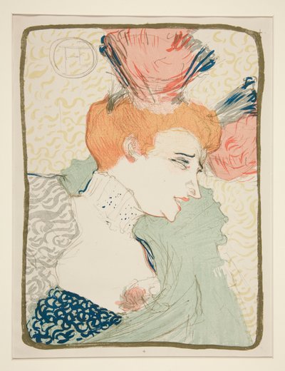 Mademoiselle Marcelle Lender, en buste - Henri de Toulouse Lautrec