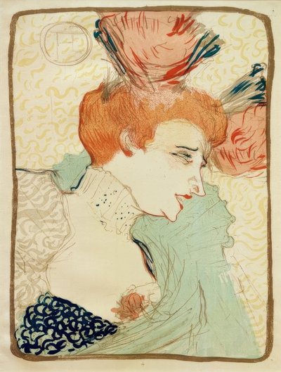 Mademoiselle Marcelle Lender, en buste - Henri de Toulouse Lautrec