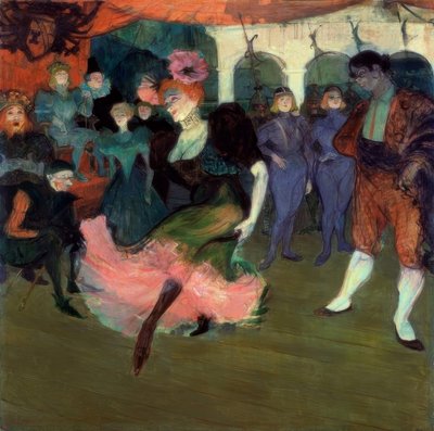 Marcelle Lender dansant le boléro de Chilpéric - Henri de Toulouse Lautrec