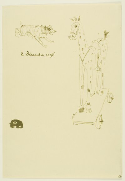 Menu Sylvain - Henri de Toulouse Lautrec