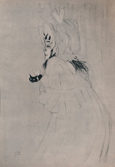 Mlle May Belfort accueillant, vers 1895, 1946 - Henri de Toulouse Lautrec