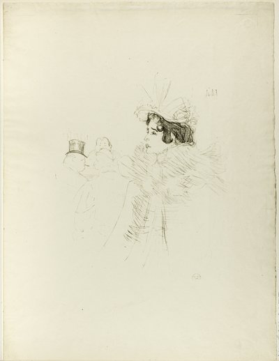 Mademoiselle May Belfort au Bar Achille - Henri de Toulouse Lautrec