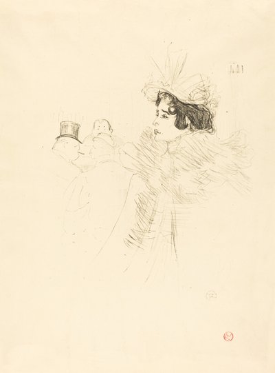 Miss May Belfort au bar irlandais et américain, rue Royale, 1895 - Henri de Toulouse Lautrec