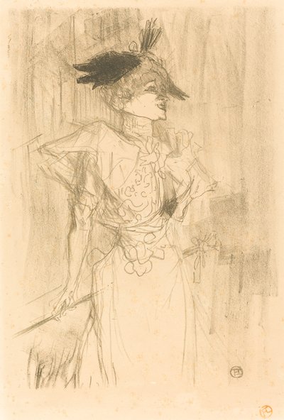 Mlle. Marcelle Lender, debout - Henri de Toulouse Lautrec