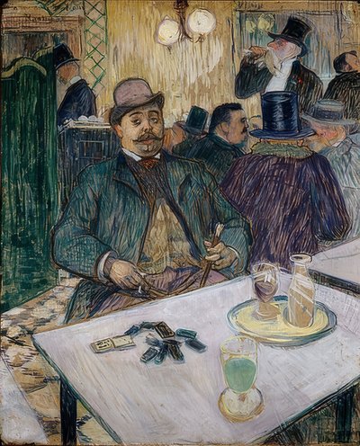Monsieur Boileau dans un café. 1893 - Henri de Toulouse Lautrec