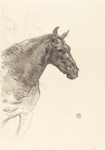 Le vieux cheval - Henri de Toulouse Lautrec