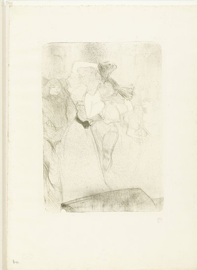 Lender de dos dansant le boléro - Henri de Toulouse Lautrec