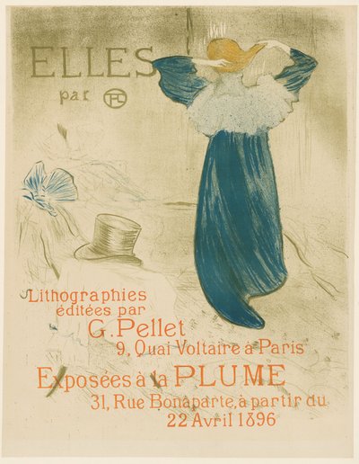 Affiche pour Elles - Henri de Toulouse Lautrec