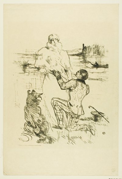 Proposition (première planche) - Henri de Toulouse Lautrec