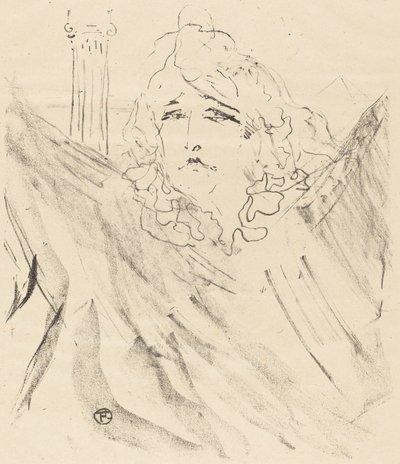 Sarah Bernhardt dans Cléopâtre, 1896 - Henri de Toulouse Lautrec