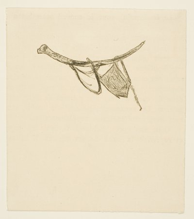 Cul-de-lampe de Au Pied du Sinaï - Henri de Toulouse Lautrec