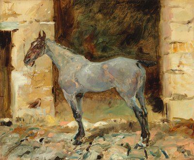 Cheval attaché, c.1881 - Henri de Toulouse Lautrec