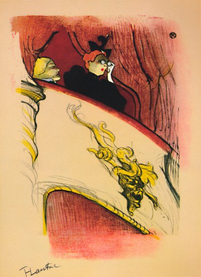 La boîte au masque doré, 1893, 1946 - Henri de Toulouse Lautrec