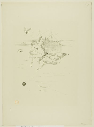 Les Papillons, de Mélodies de Désiré Dihau - Henri de Toulouse Lautrec