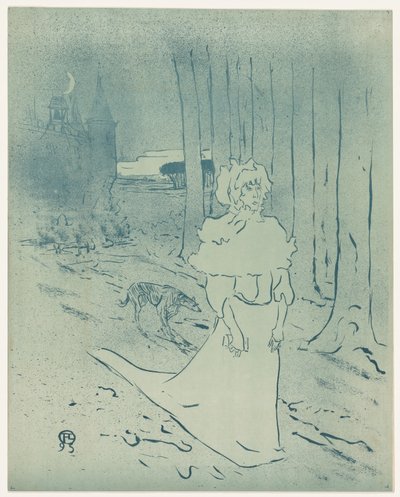 La Châtelaine ou le Tocsin - Henri de Toulouse Lautrec