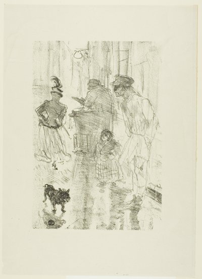 Le vendeur de châtaignes - Henri de Toulouse Lautrec