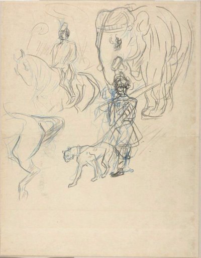 Le cortège du Rajah - Henri de Toulouse Lautrec