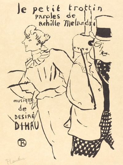 La petite trottin - Henri de Toulouse Lautrec